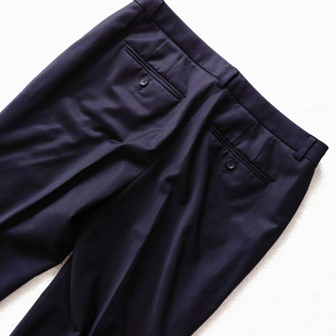 23区 Bahariye ウール ブラック パンツスーツ 上下 44