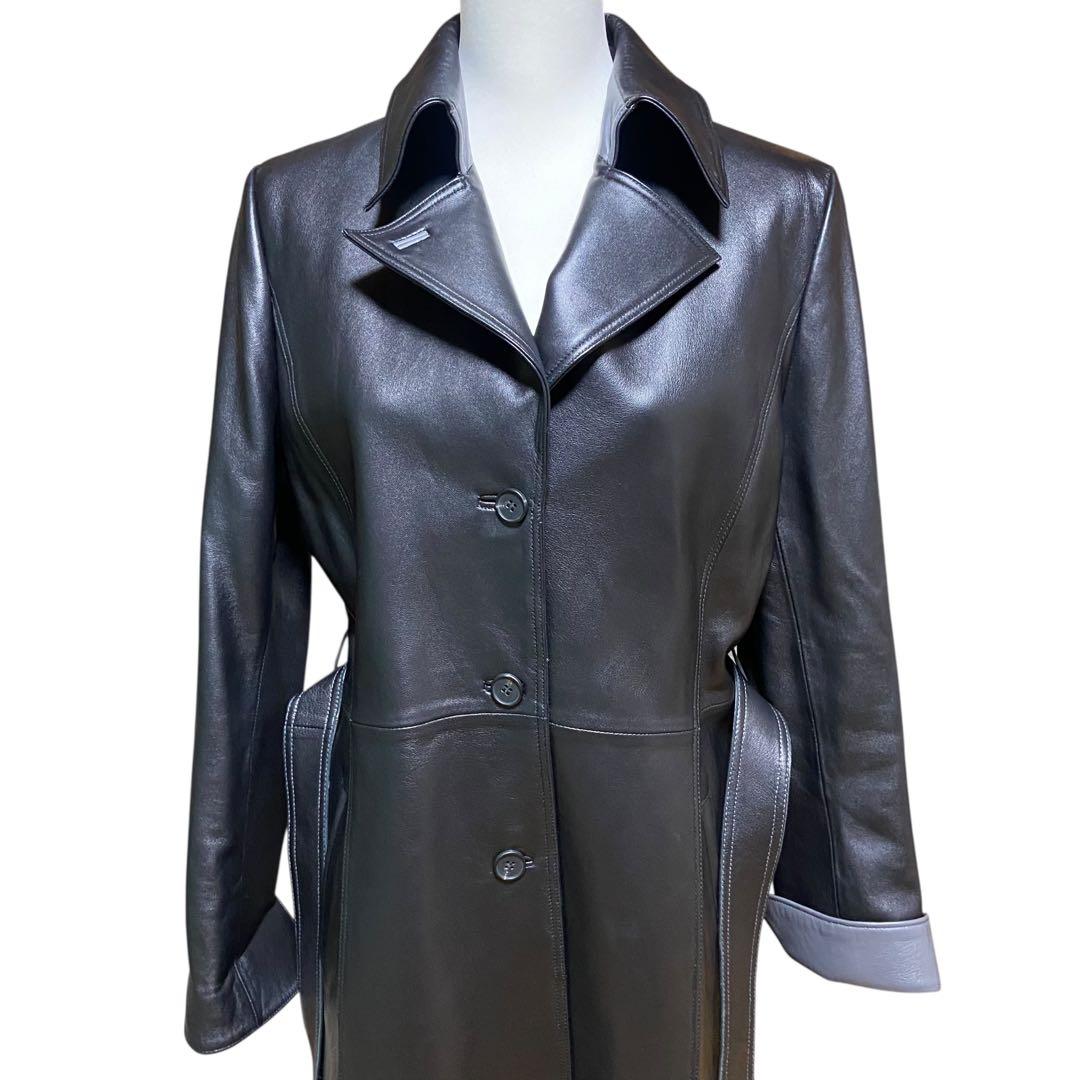 NASCONDINO 希少ラムスキン 100% コート イタリア製 高級レザー