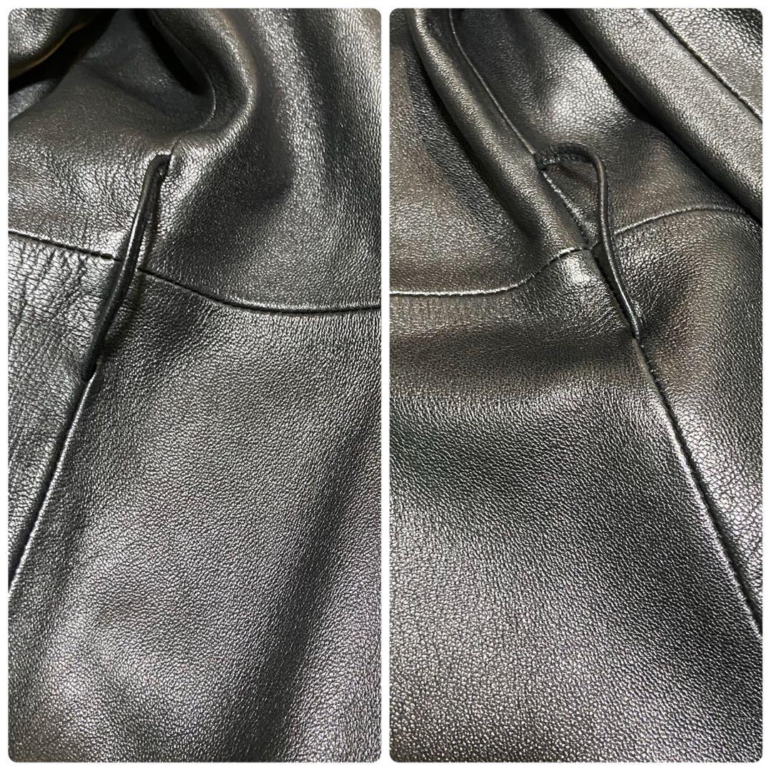 NASCONDINO 希少ラムスキン 100% コート イタリア製 高級レザー