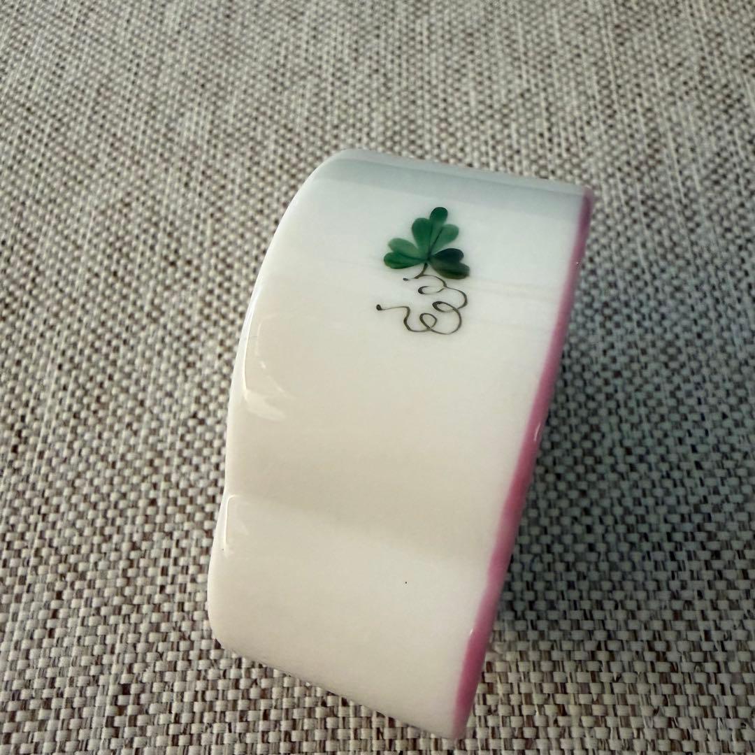 ヘレンド 猫　ウィーンの薔薇　ピンク　ミニ小物入れ ボンボニエール