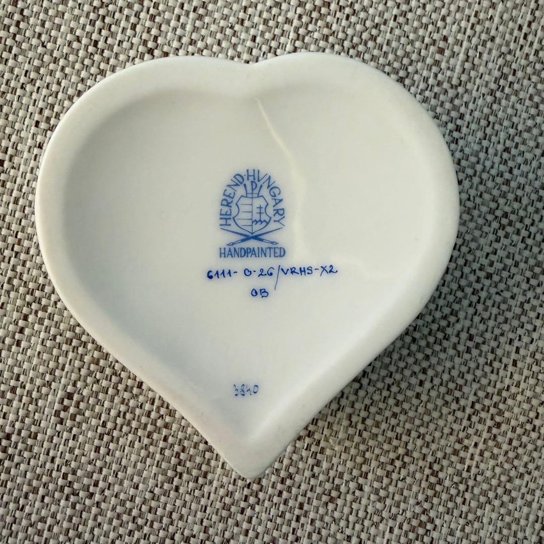 ヘレンド 猫　ウィーンの薔薇　ピンク　ミニ小物入れ ボンボニエール