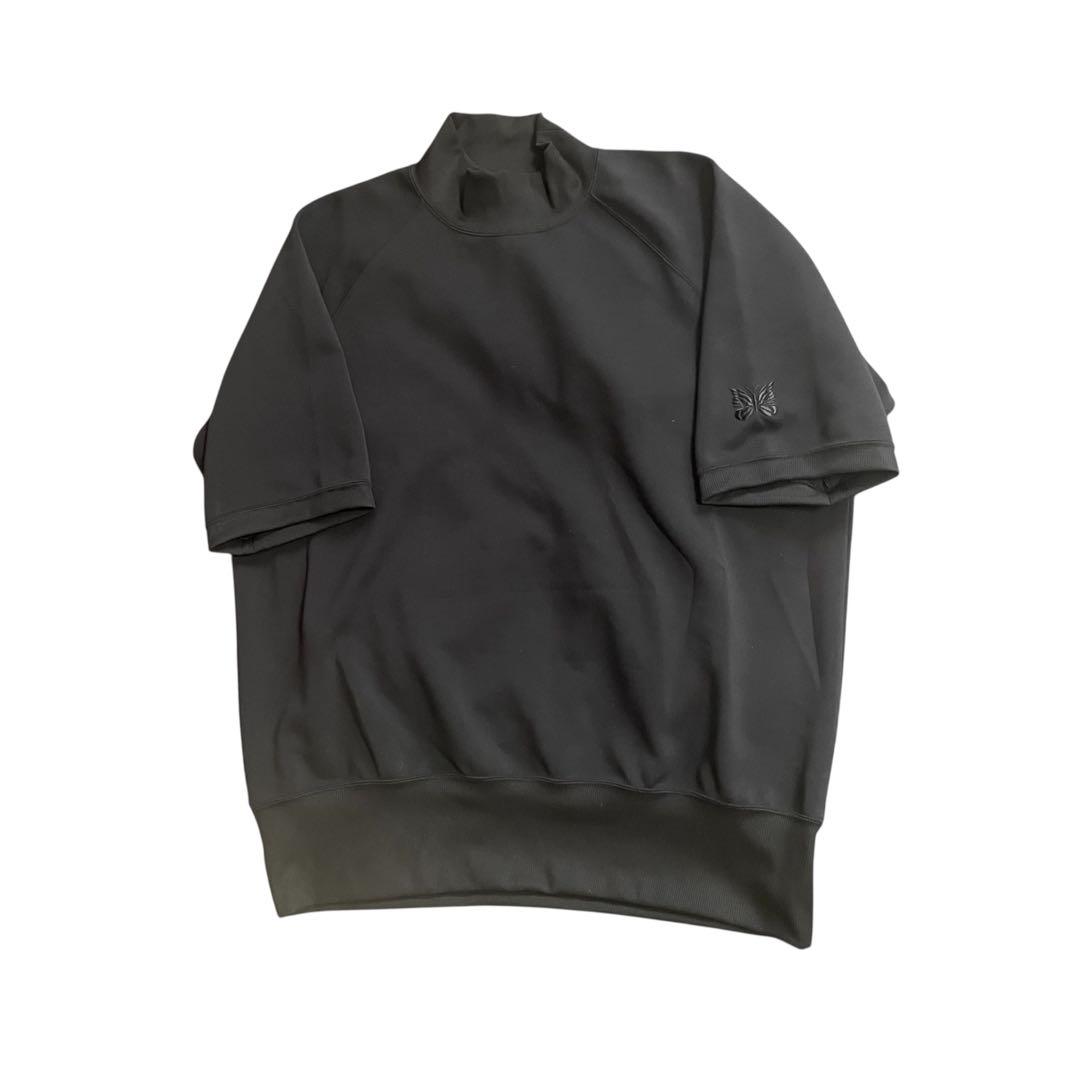 トップス Needles S/S Mock Neck Tee Black