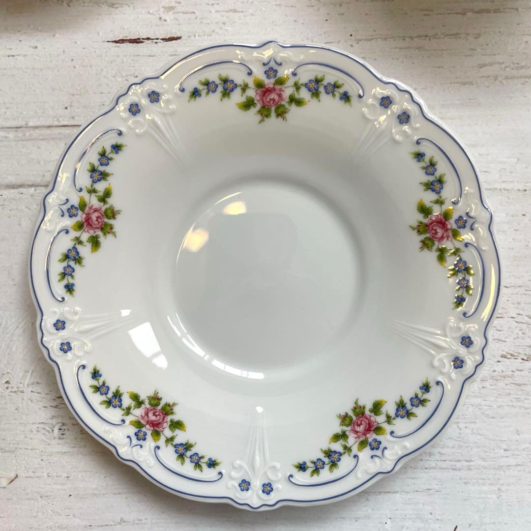 新品箱入りフッチェンロイターイザベル カップ＆ソーサーケーキ皿のペアティーセット