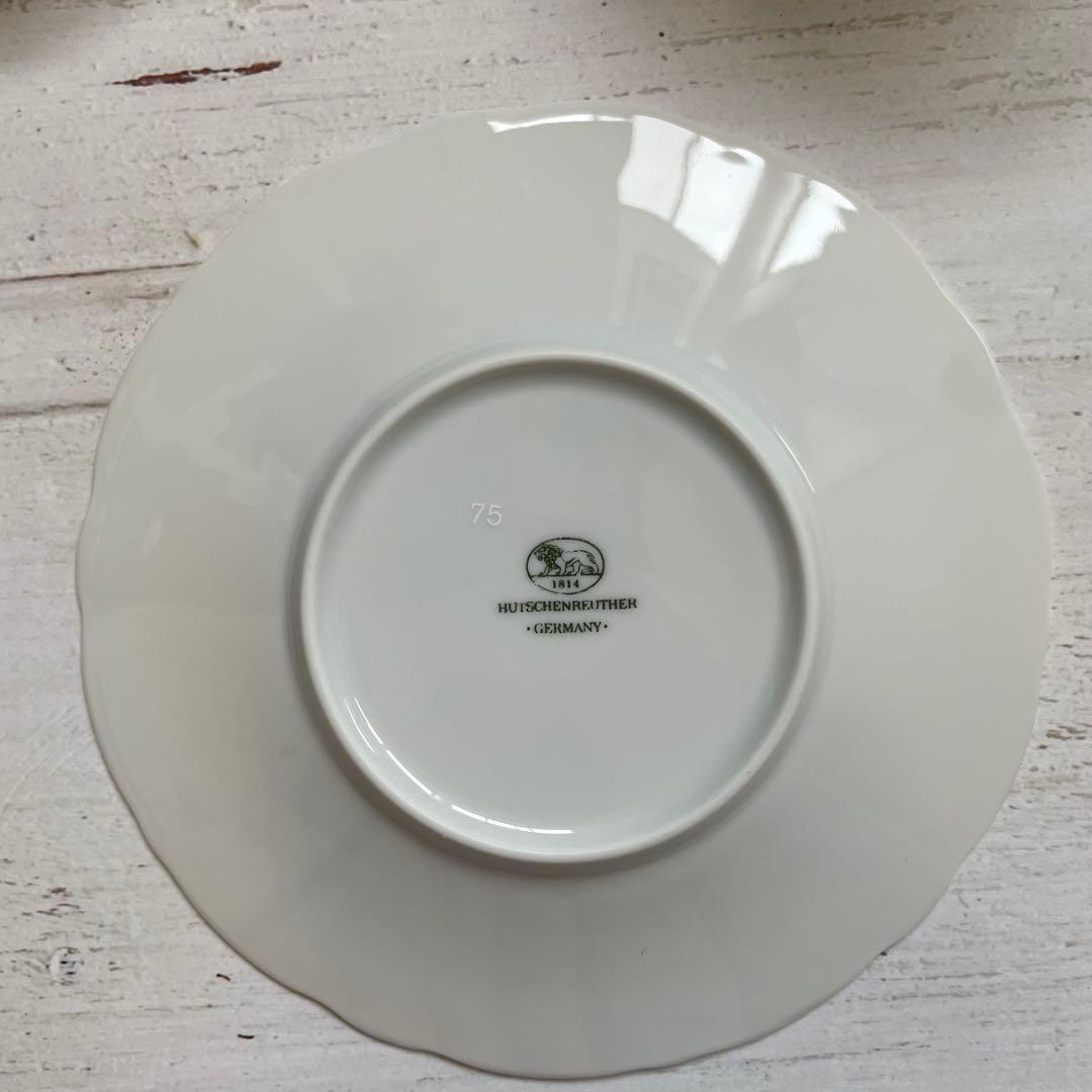 新品箱入りフッチェンロイターイザベル カップ＆ソーサーケーキ皿のペアティーセット