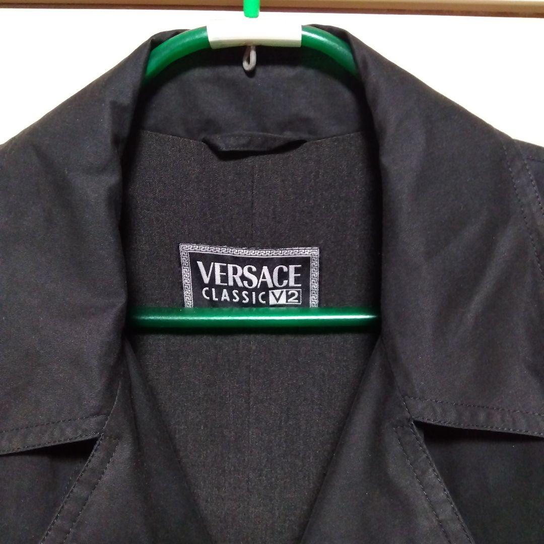 VERSACE CLASSIC ブラック トレンチコート