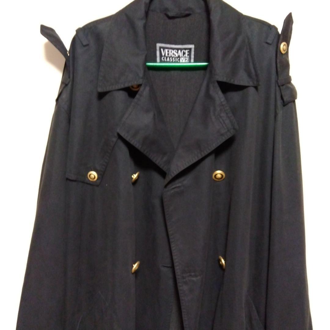 VERSACE CLASSIC ブラック トレンチコート