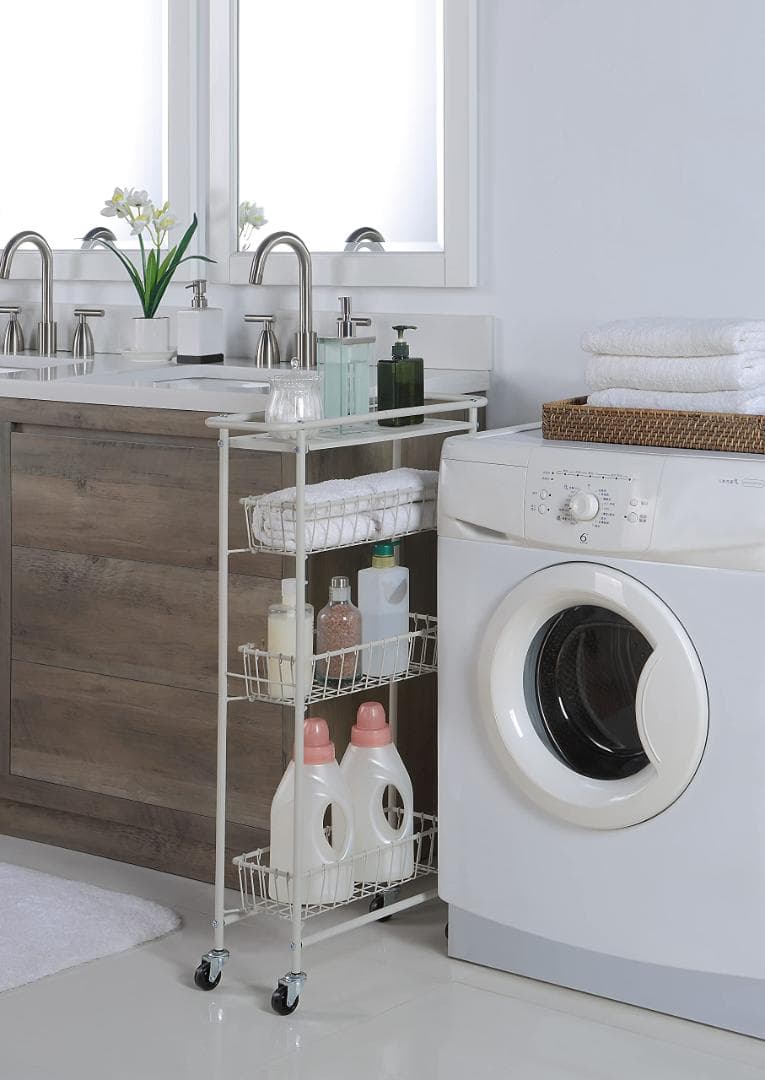 ラック キャスター付きで移動も楽々 収納ワゴン 隙間収納