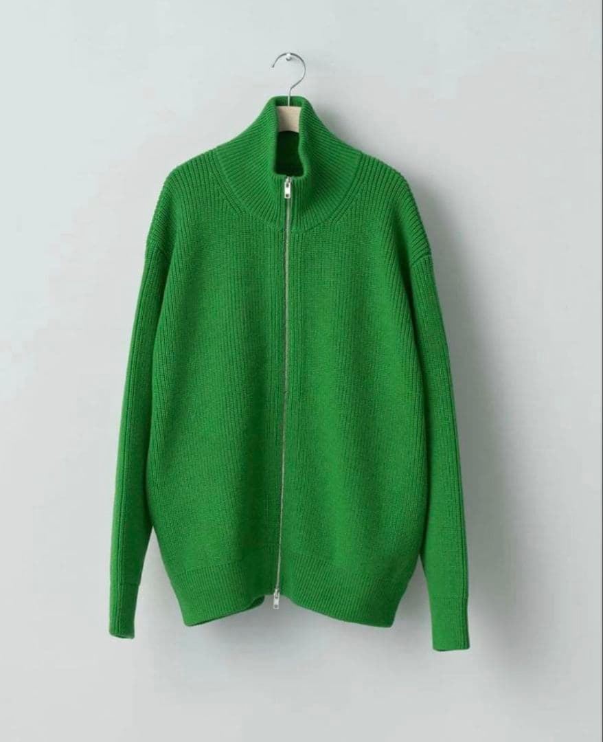 ssstein オーバーサイズドライバーズニットジップジャケットS