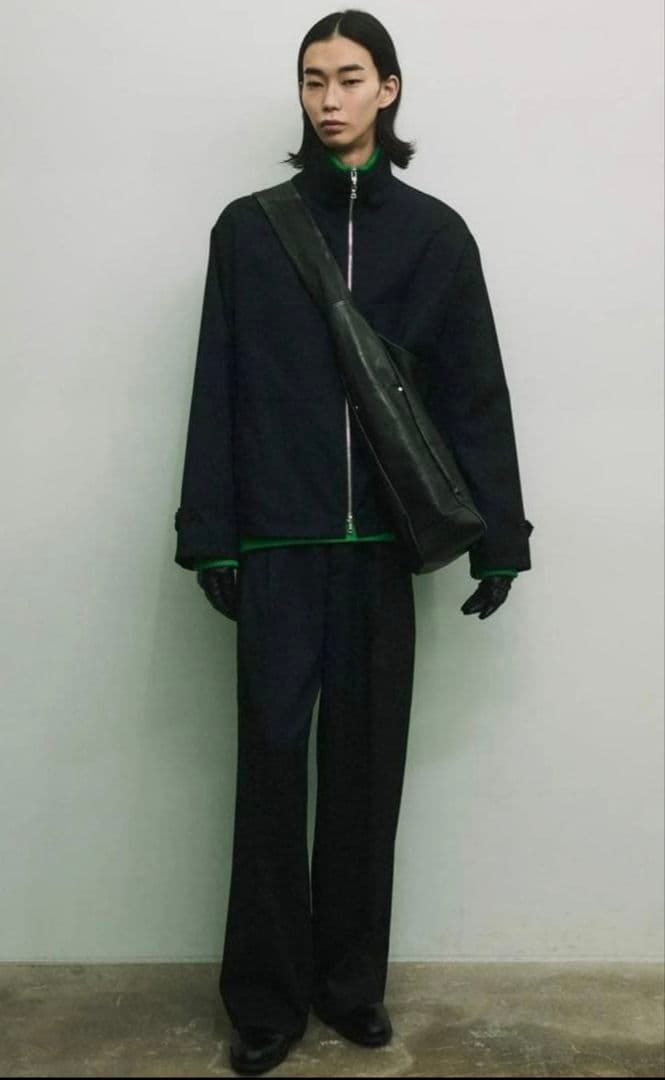 ssstein オーバーサイズドライバーズニットジップジャケットS