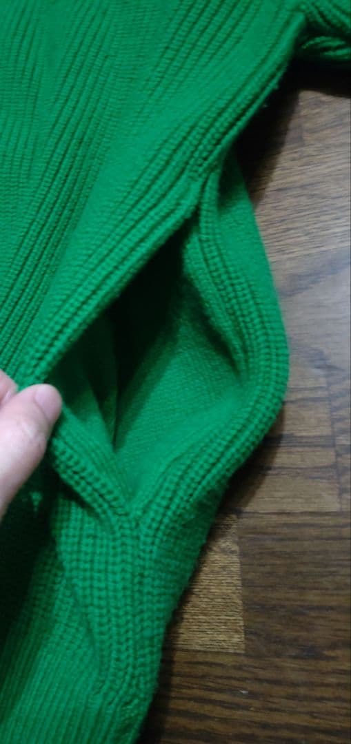 ssstein オーバーサイズドライバーズニットジップジャケットS