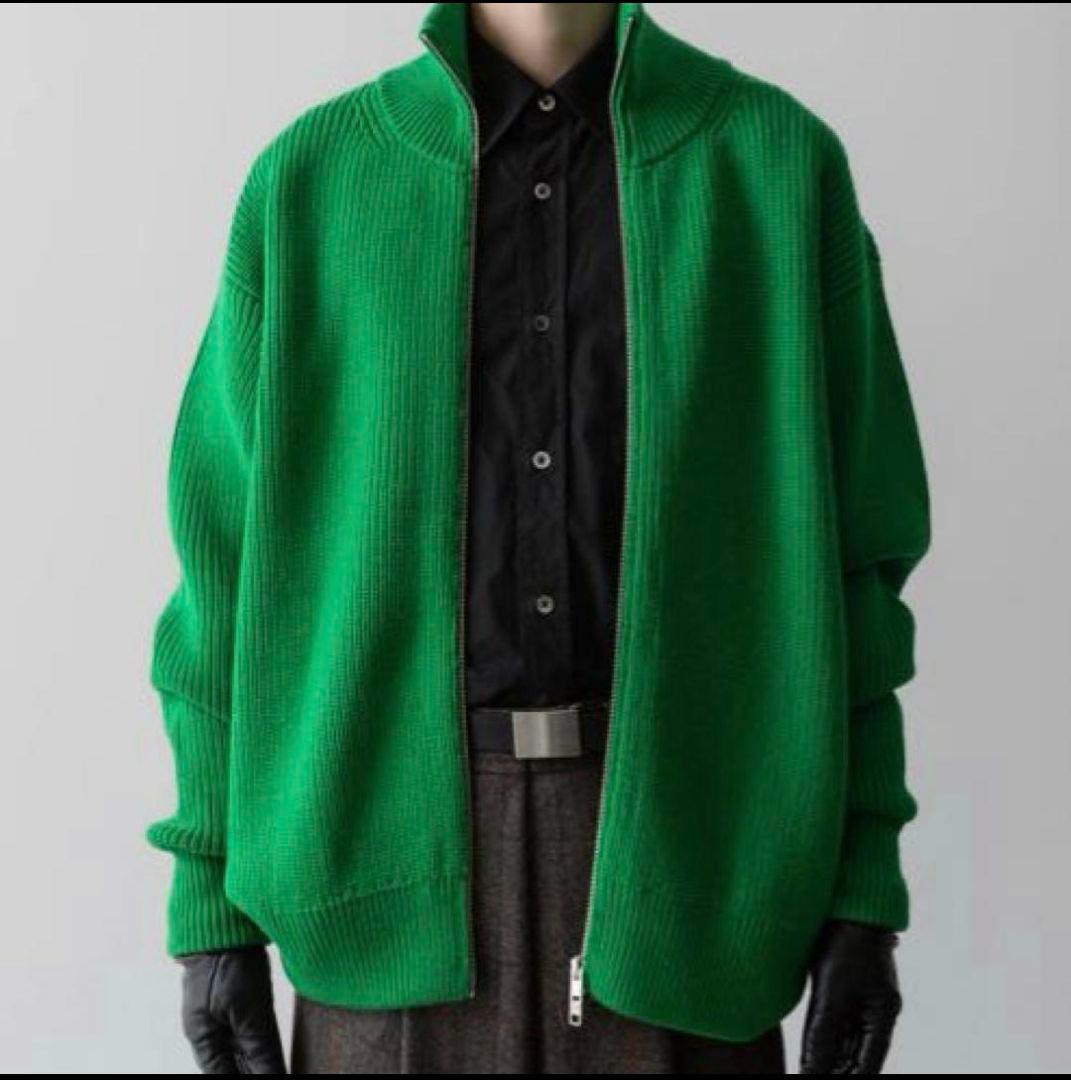 ssstein オーバーサイズドライバーズニットジップジャケットS