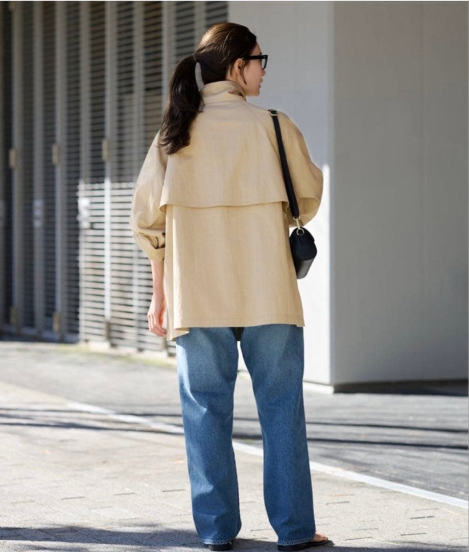 【美品】FRAMeWORK 撥水テントラインコート(38サイズ)