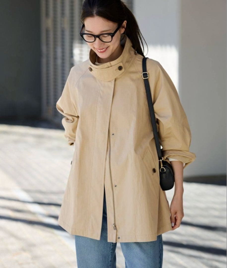 【美品】FRAMeWORK 撥水テントラインコート(38サイズ)