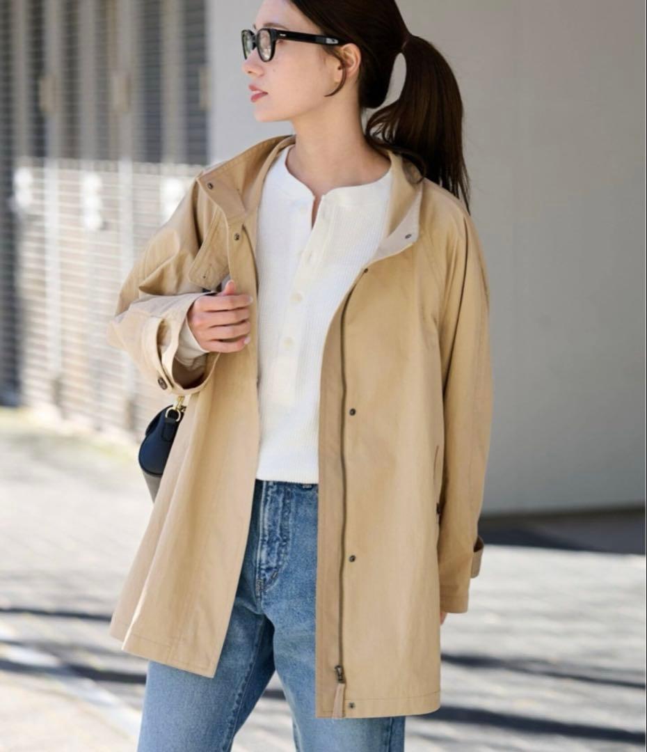 【美品】FRAMeWORK 撥水テントラインコート(38サイズ)