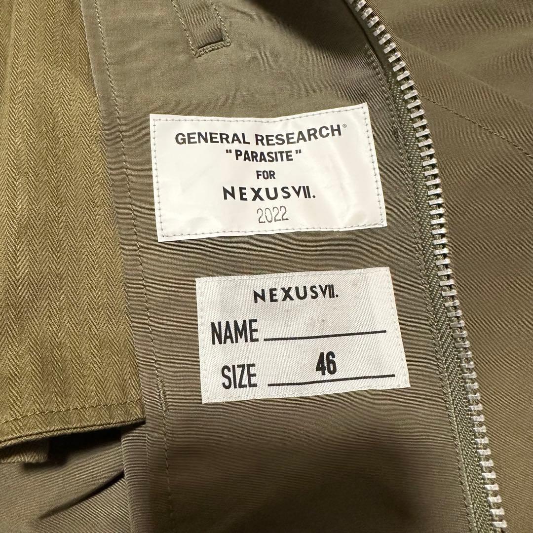 ネクサスセブン × ジェネラルリサーチ パラサイトジャケット　46サイズ