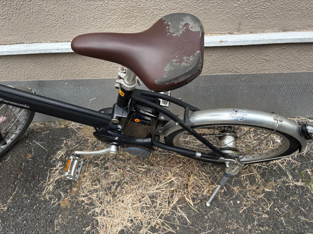 Panasonic 電動アシスト自転車 ブラック かご付き