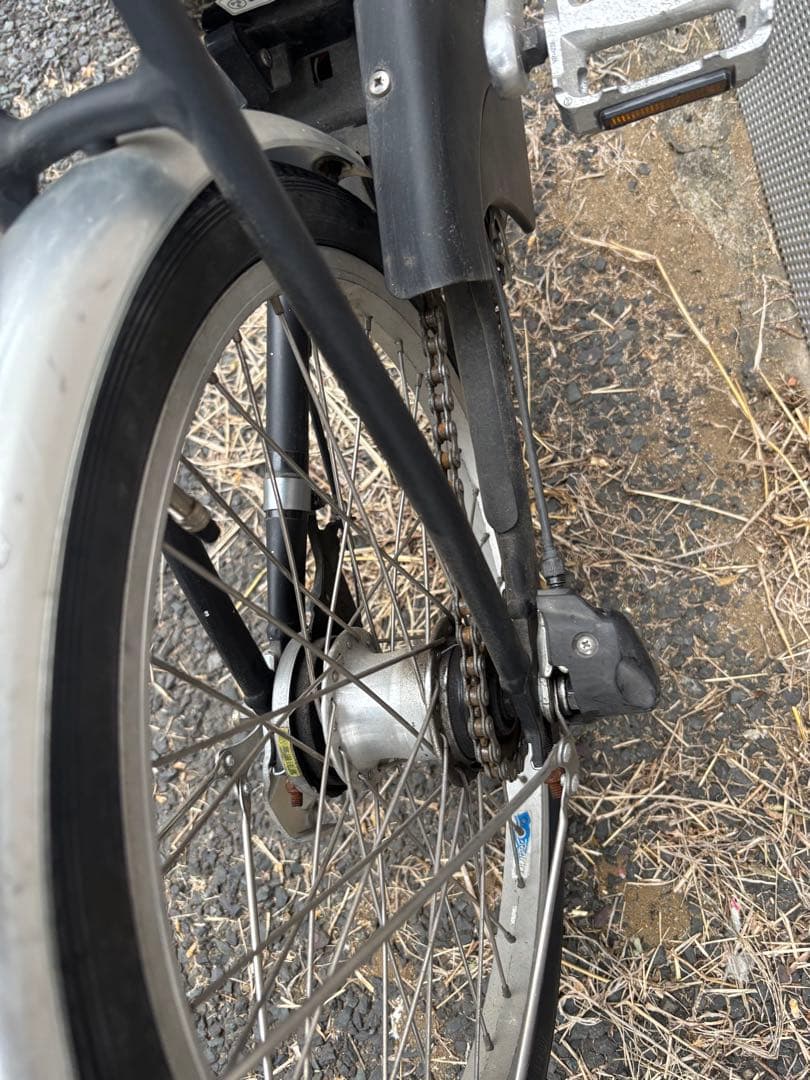 Panasonic 電動アシスト自転車 ブラック かご付き