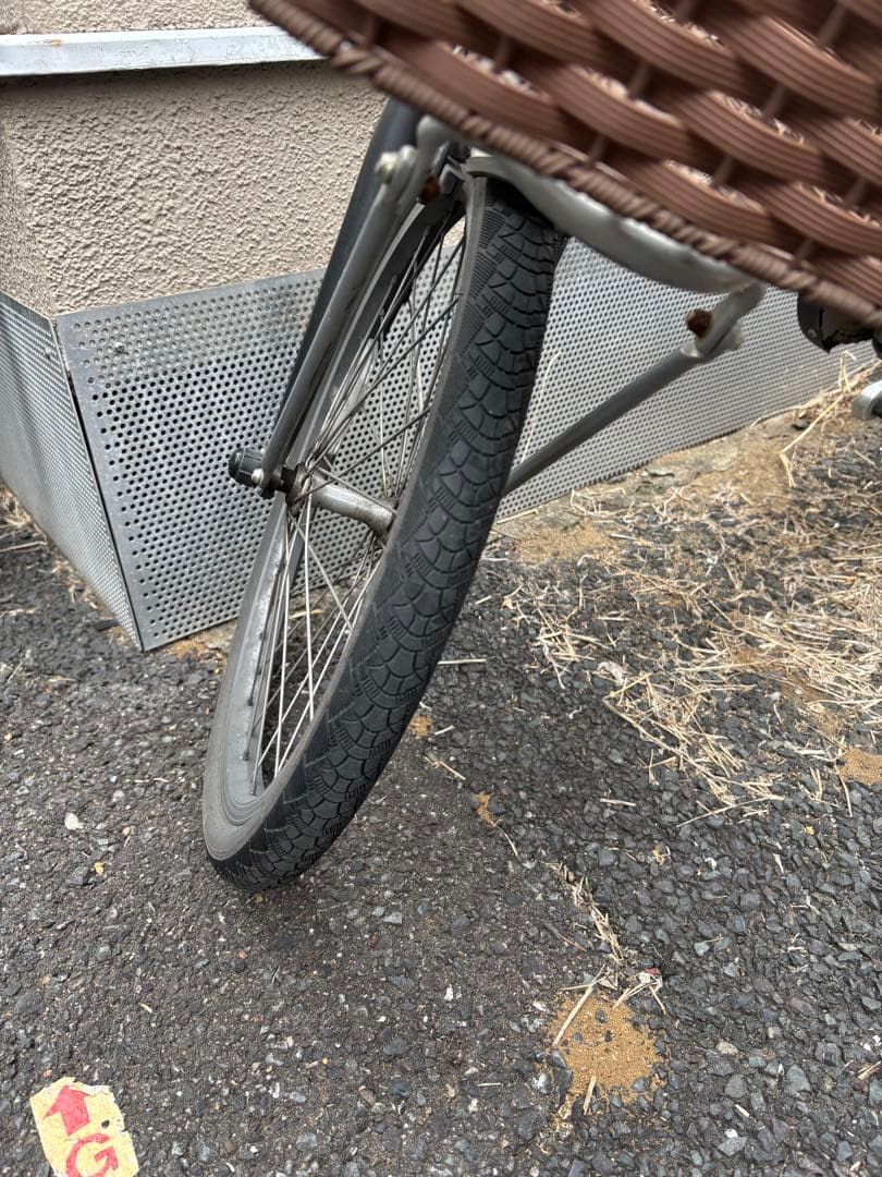 Panasonic 電動アシスト自転車 ブラック かご付き