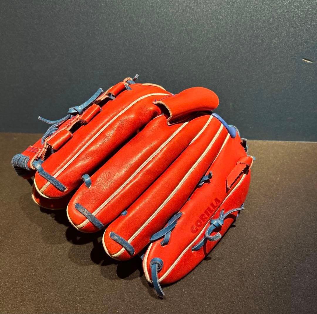 【ごりら印】　美品　硬式投手　グローブ　オーダー　ピッチャー用