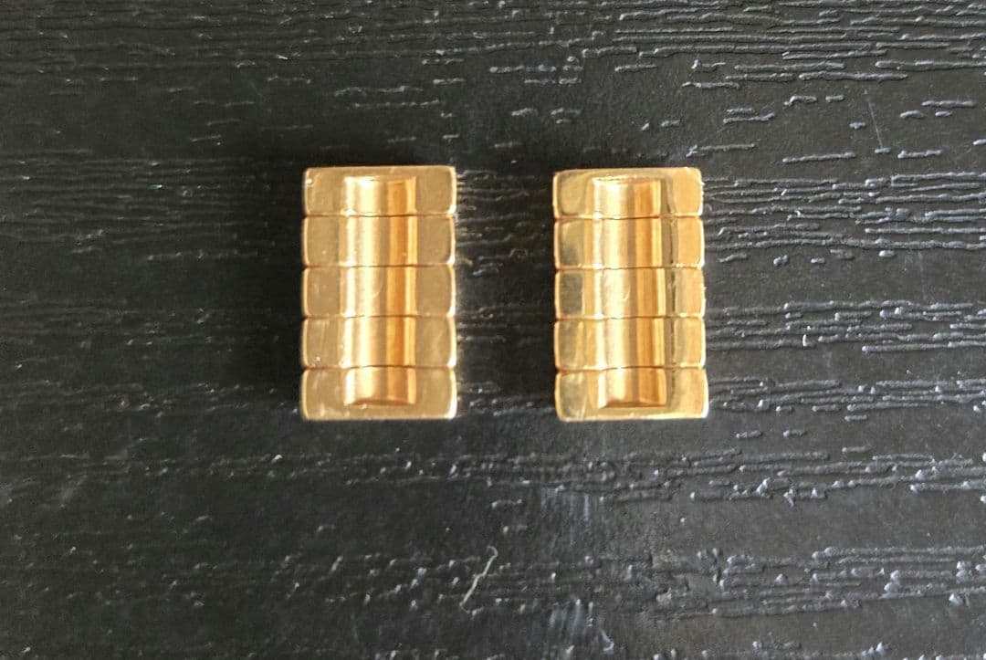 Cartierカルティエ　パンテールSM18Kベルトコマ×２個　時計ケース保証書