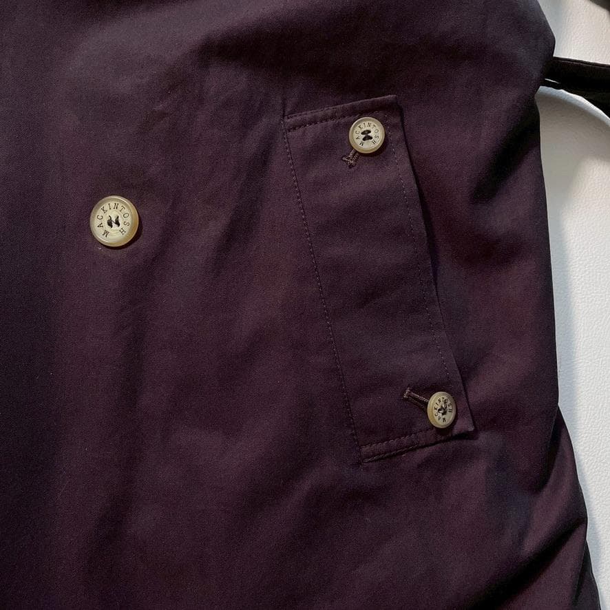 【カラフル】マッキントッシュ 38 英国製 トレンチコート ライナー付き