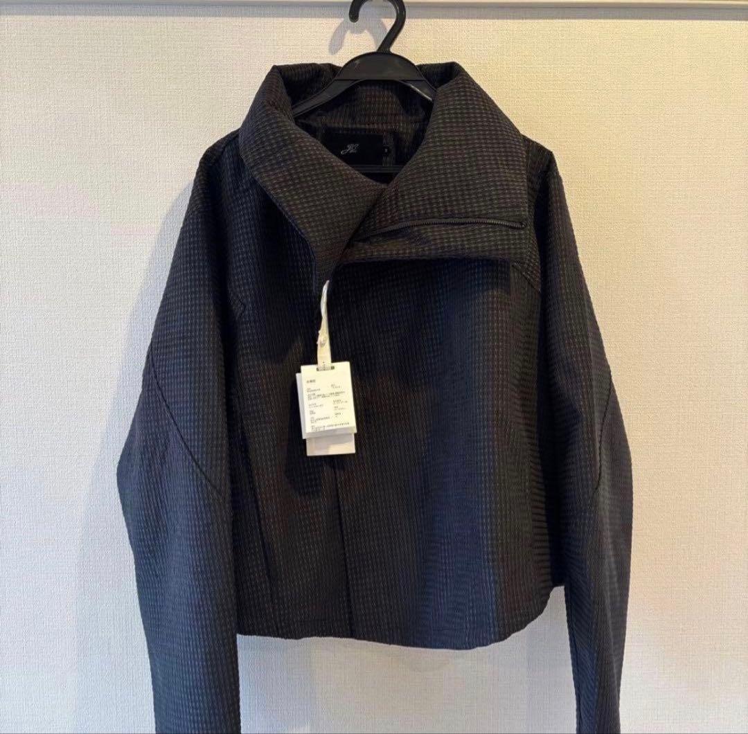 JCAESAR ZIPPER-JACKET WITH H斜めジップジャケット短丈