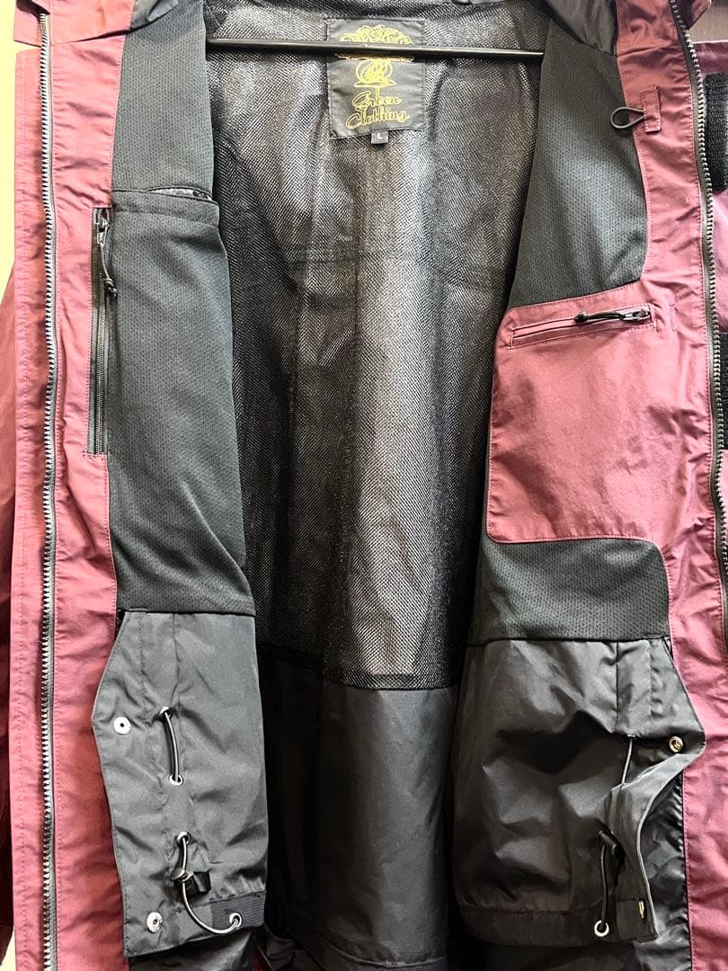 GREENCLOTHING 24/25 freejacketマルーンサイズL