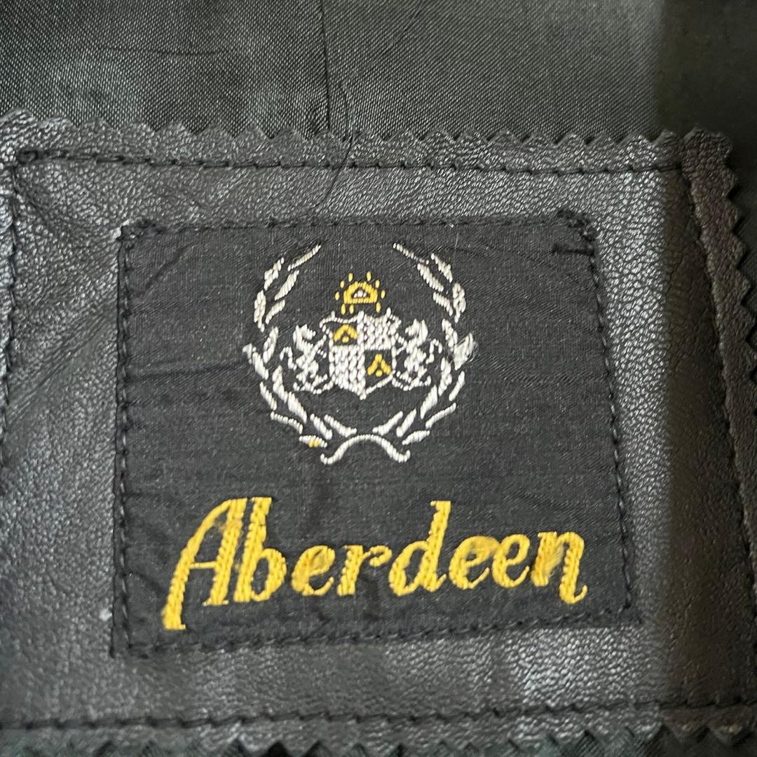 70s インド製 Aberdeen ロングレザーコート