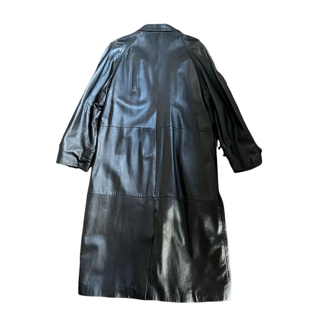 70s インド製 Aberdeen ロングレザーコート