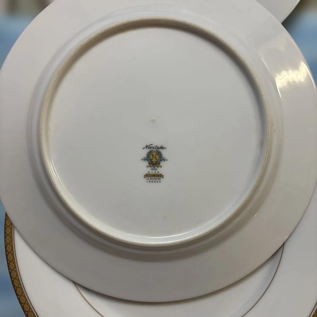 ノリタケゴールド縁取り 大皿27㎝5枚セット