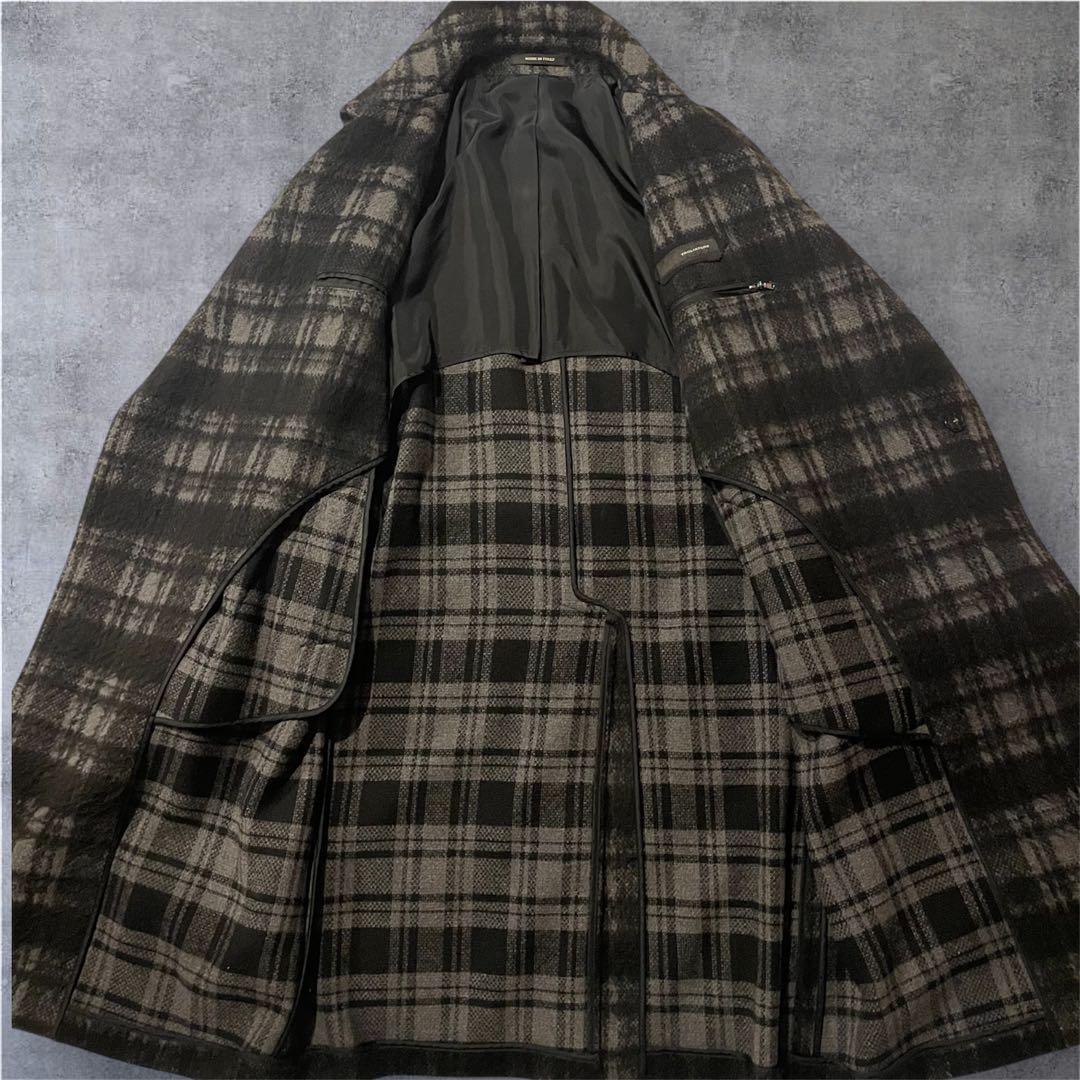 50Szロング100超 ベルト タリアトーレ L チェックTAGLIATORE