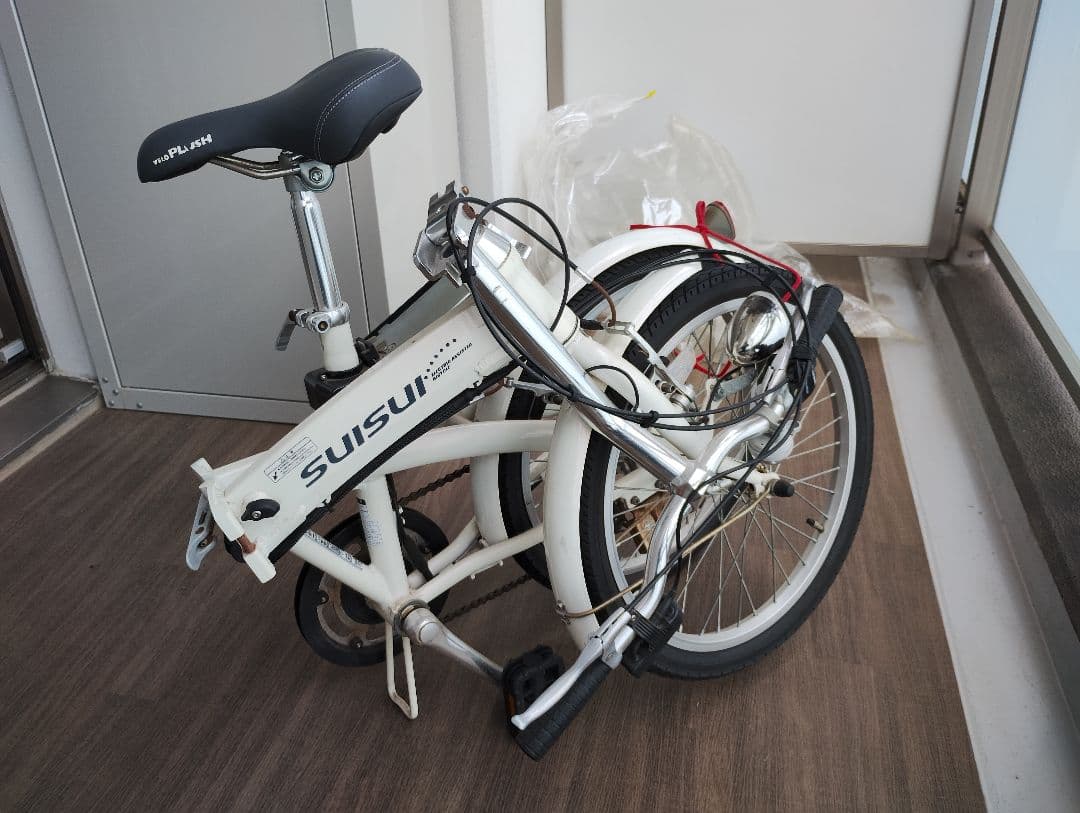 Suisui 電動アシスト自転車 折りたたみ式 シマノ5段ギア 20インチ