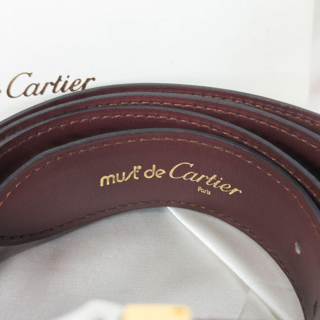 【未使用品】 カルティエ サントスドゥカルティエ ベルト カード 箱付き