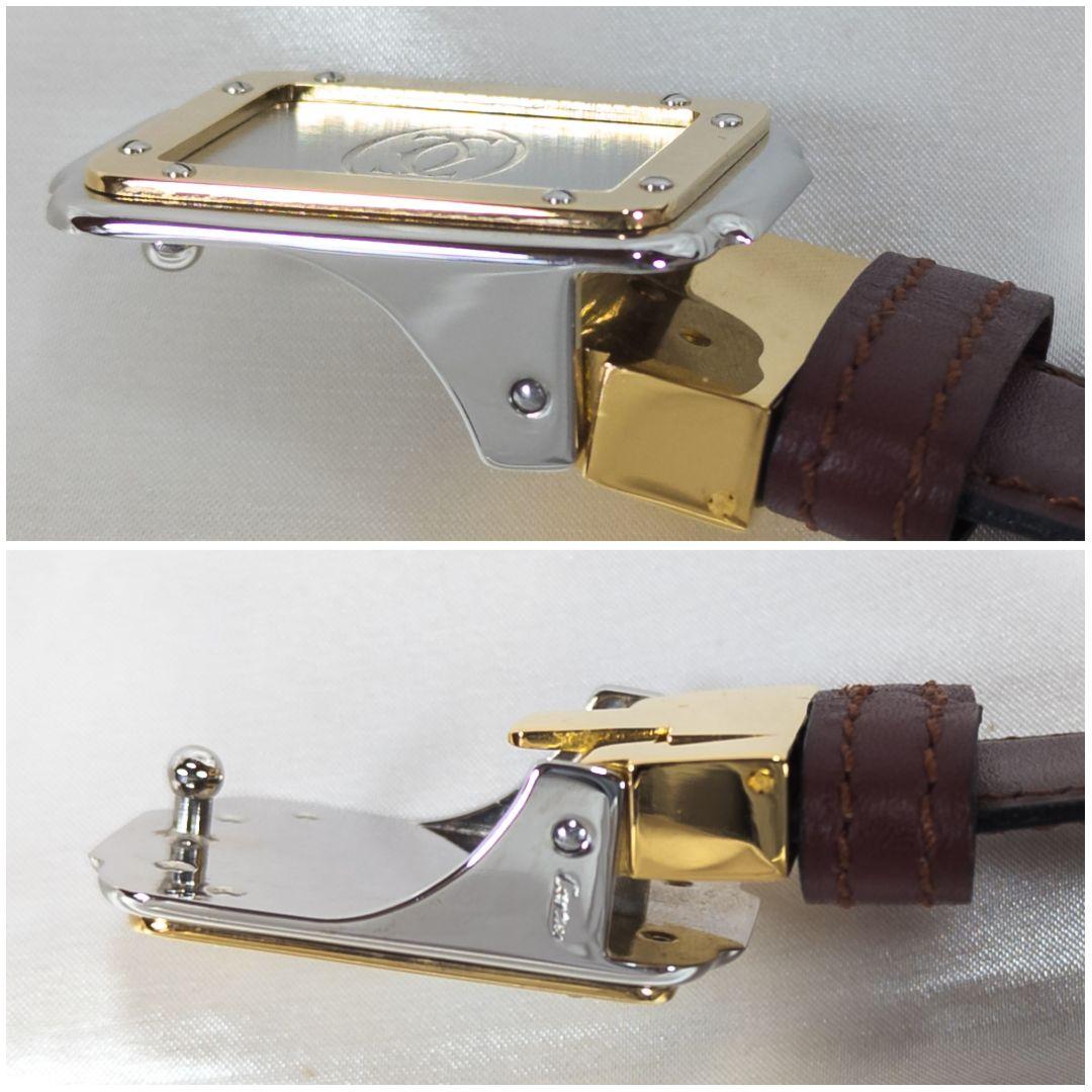【未使用品】 カルティエ サントスドゥカルティエ ベルト カード 箱付き