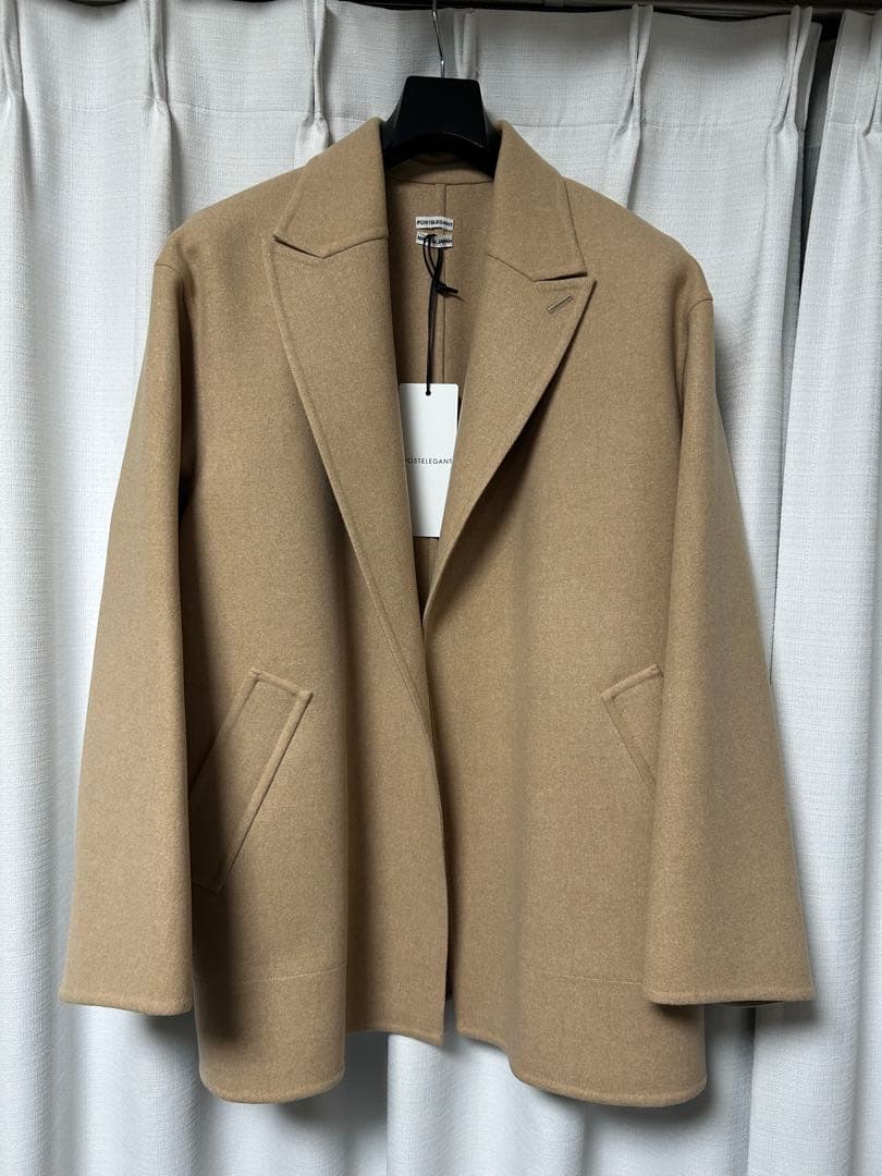 ジャケット・アウター postelegant Wool Rever Short Coat