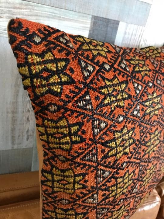 ユニークキリムクッションカバー 60x40