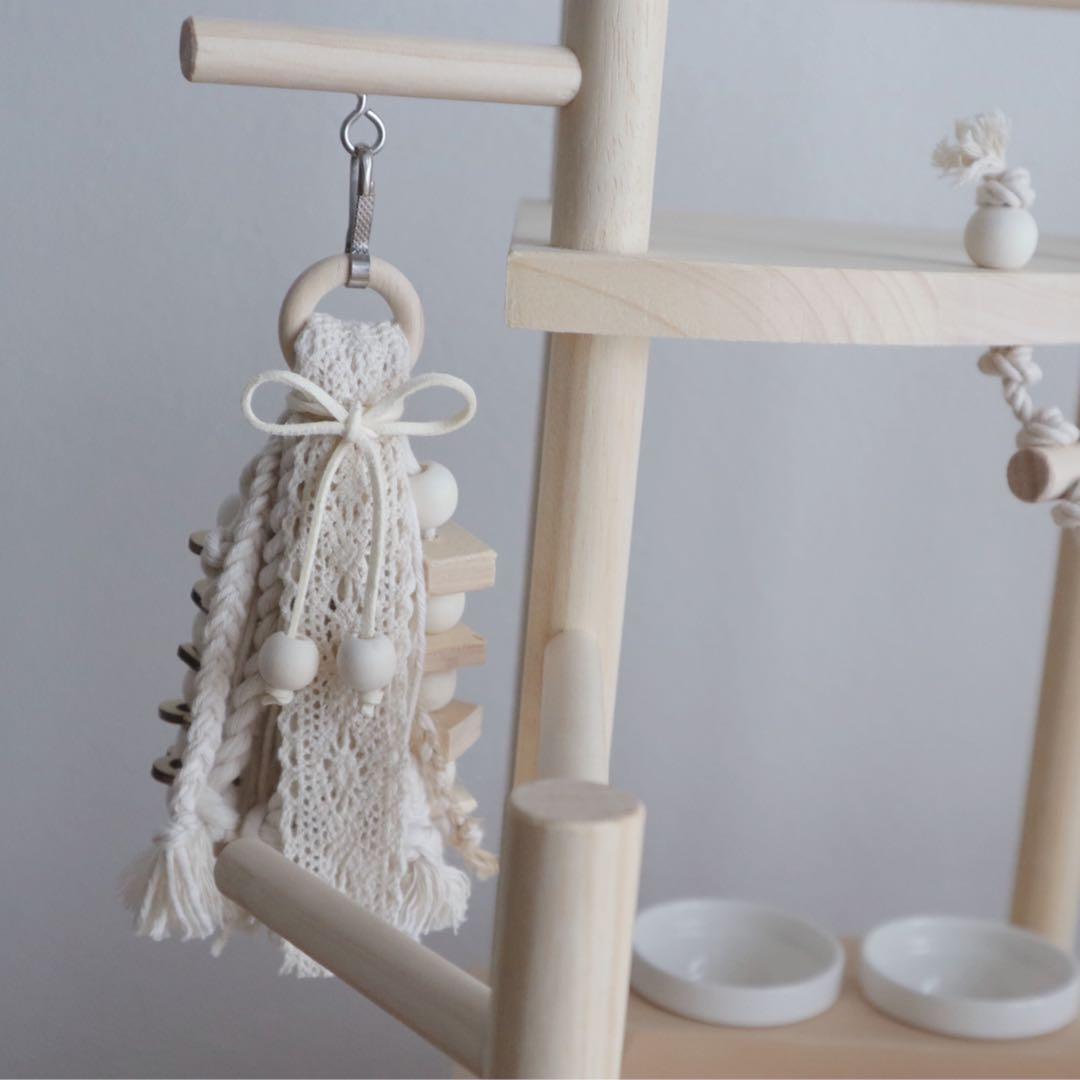 ことりのおおきなあそびば　文脈　インコ　おもちゃ　バードアスレチック　バードトイ