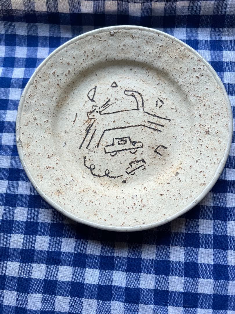 中西なちおさん、内田京子さん　お皿