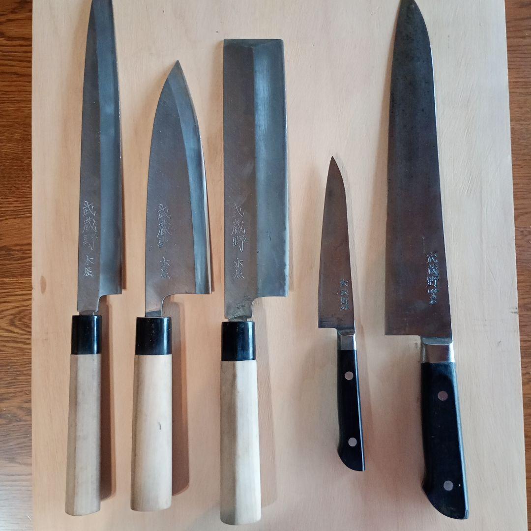武蔵野　日本橋　木屋　包丁セット