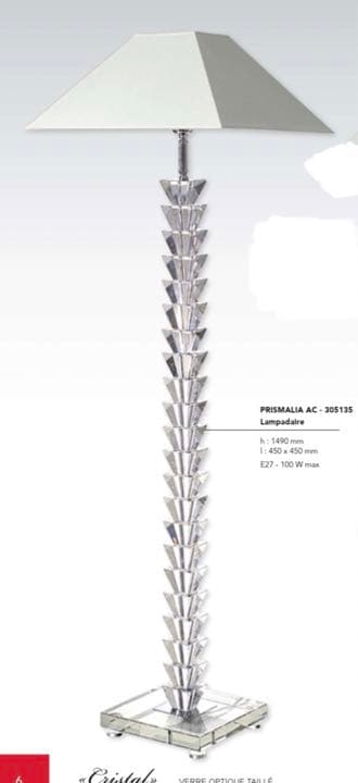 ルドファン　Le Dauphin  スタイルフランス　クリスタル　フロアランプ
