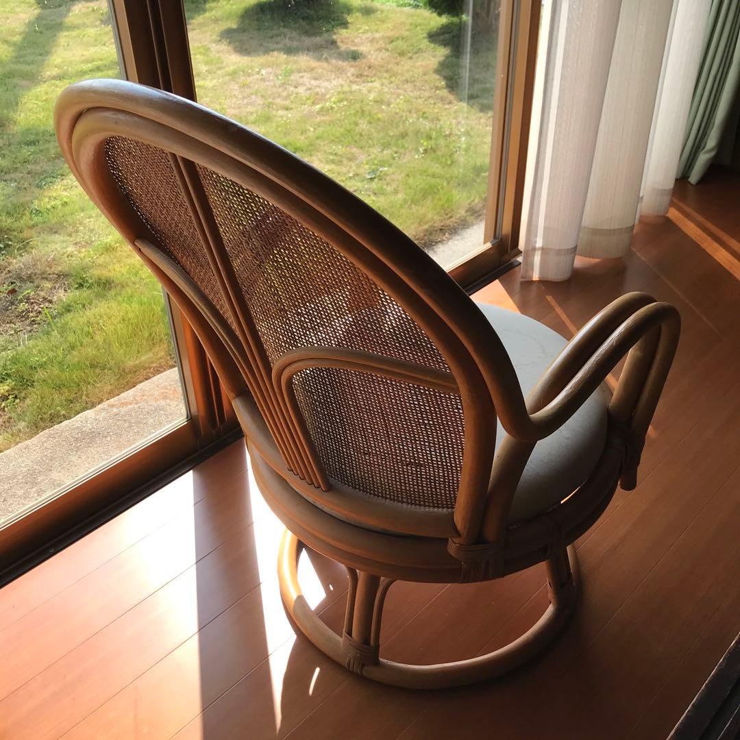 アンティーク　レトロ 回転椅子 ターンチェア アームチェア イス 椅子