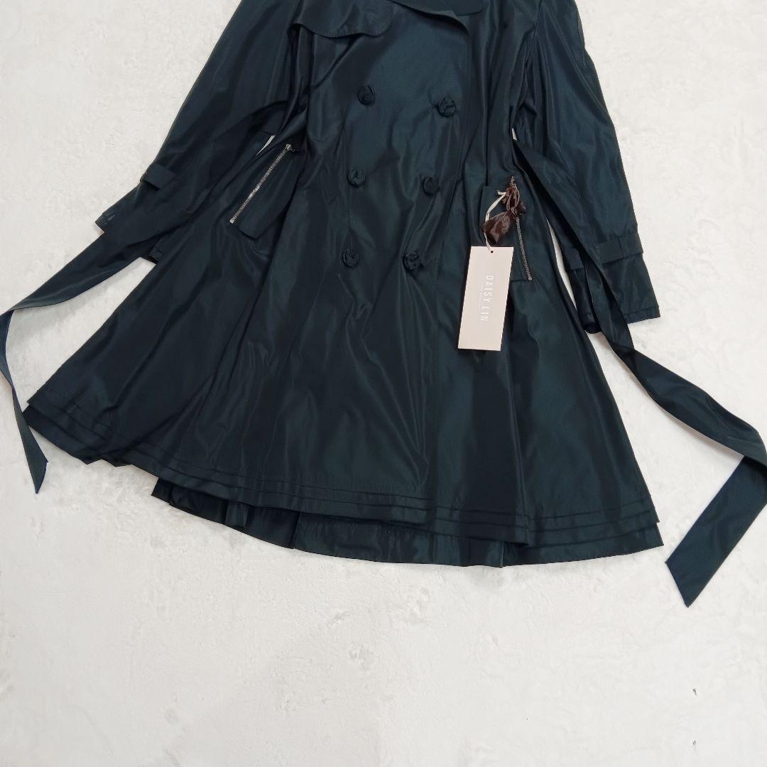 【新品タグ付き】デイジーリン フォクシー Aライントレンチコート 黒 40