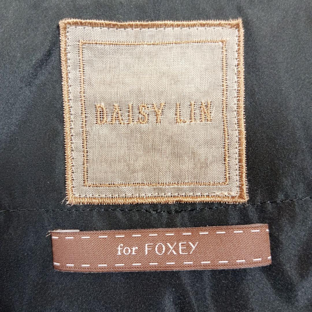 【新品タグ付き】デイジーリン フォクシー Aライントレンチコート 黒 40