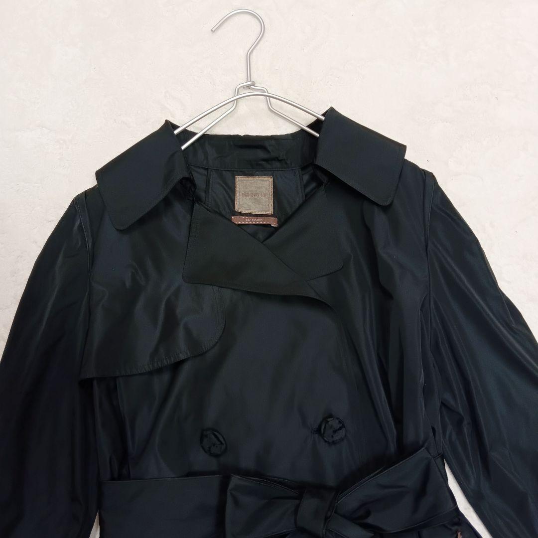 【新品タグ付き】デイジーリン フォクシー Aライントレンチコート 黒 40