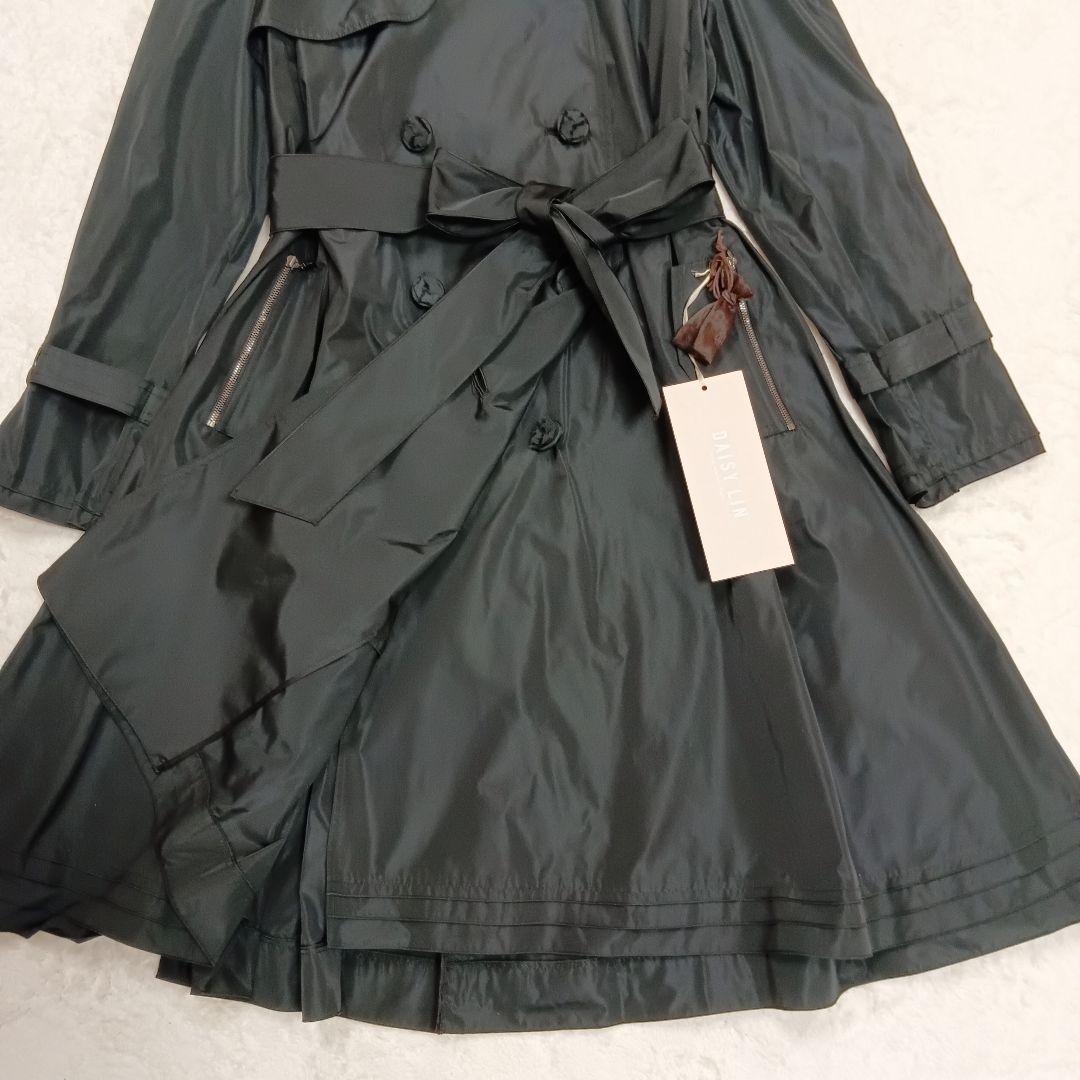 【新品タグ付き】デイジーリン フォクシー Aライントレンチコート 黒 40