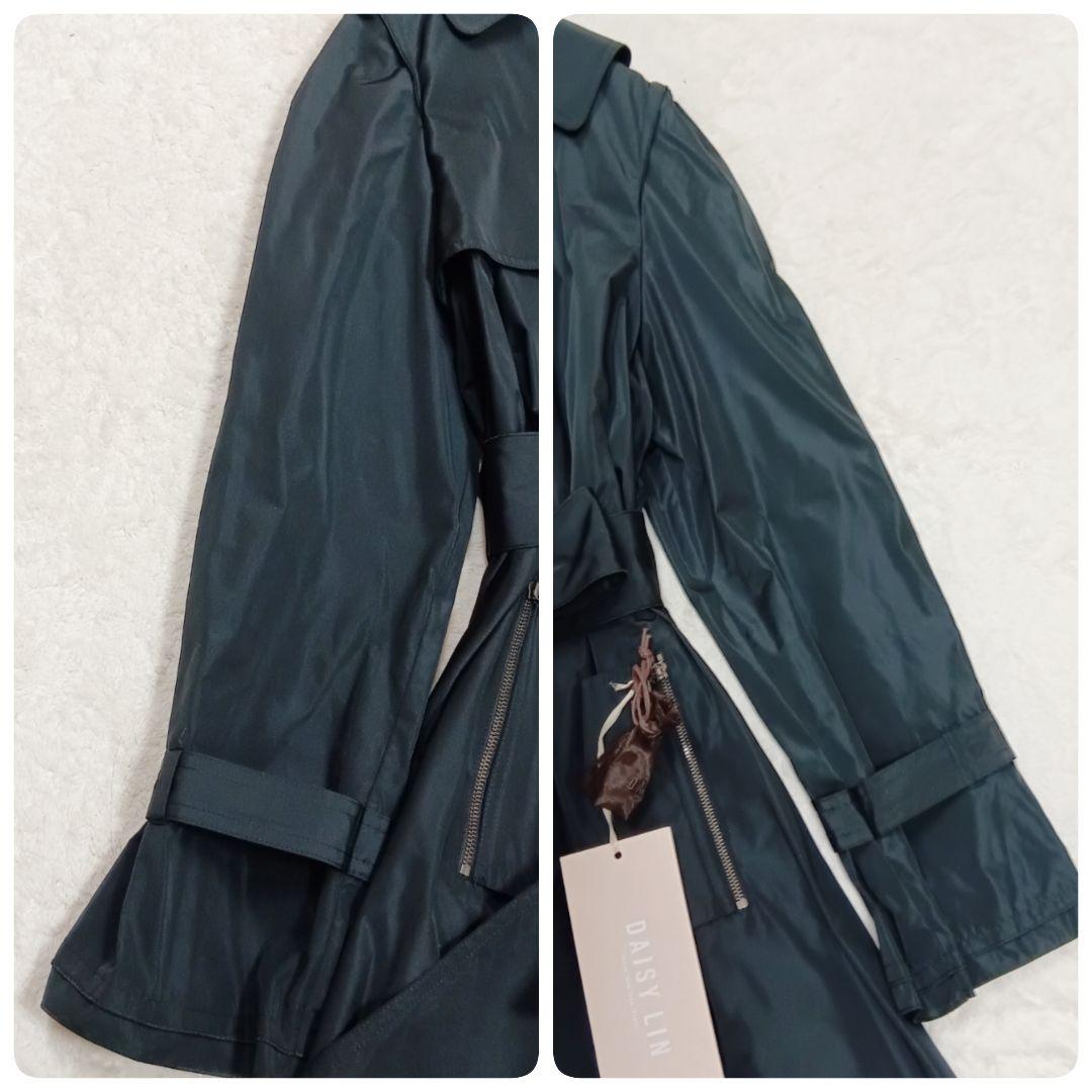 【新品タグ付き】デイジーリン フォクシー Aライントレンチコート 黒 40