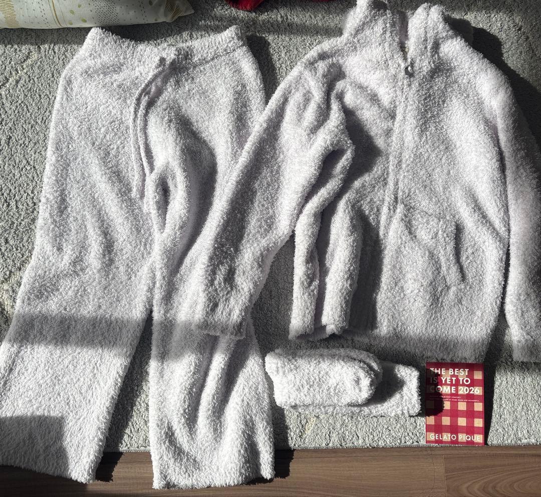 ジェラートピケ福袋2026 もこもこルームウェア3点セット