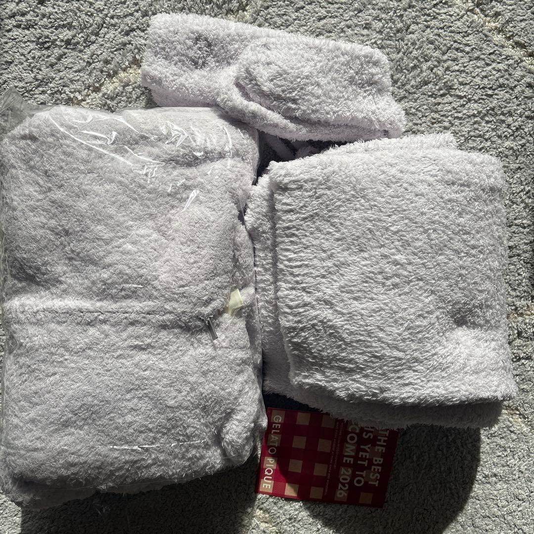 ジェラートピケ福袋2026 もこもこルームウェア3点セット