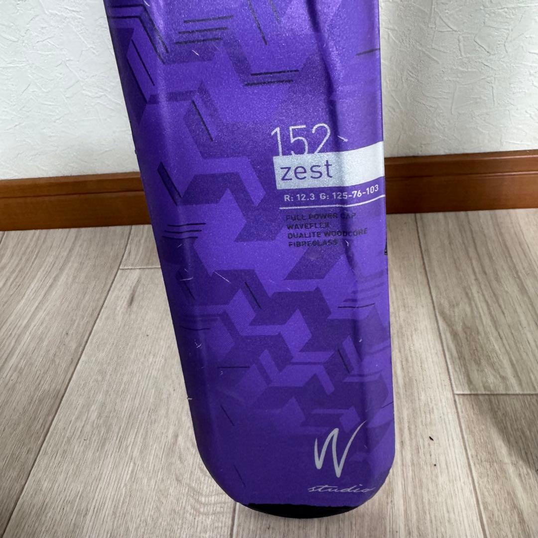 elan zest 152cm スキー板セット