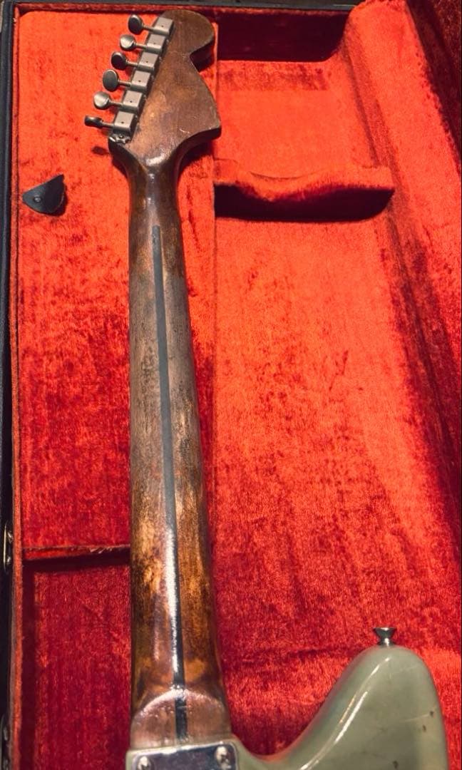 JAZZMASTERタイプ　レリック　マッチングヘッド　リバースヘッド